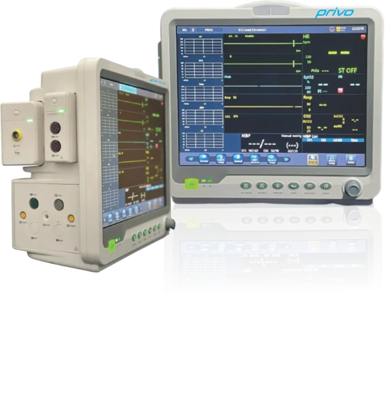 Patient Monitor (Monitor Pasien) - PRIVO Prima View 2 - Produk Alat Kesehatan Dalam Negeri (AKD)